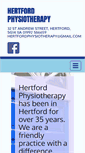 Mobile Screenshot of hertford-physio.co.uk